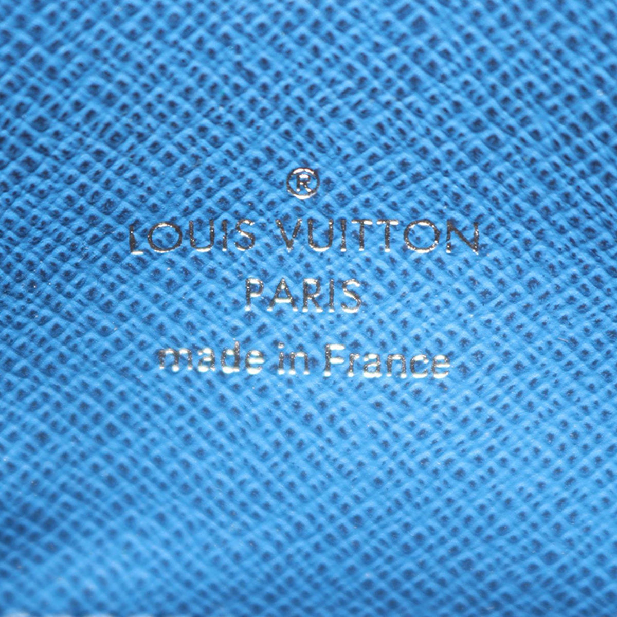 Louis Vuitton Damier Graphite Giant Alpha Wearable Wallet — Blue