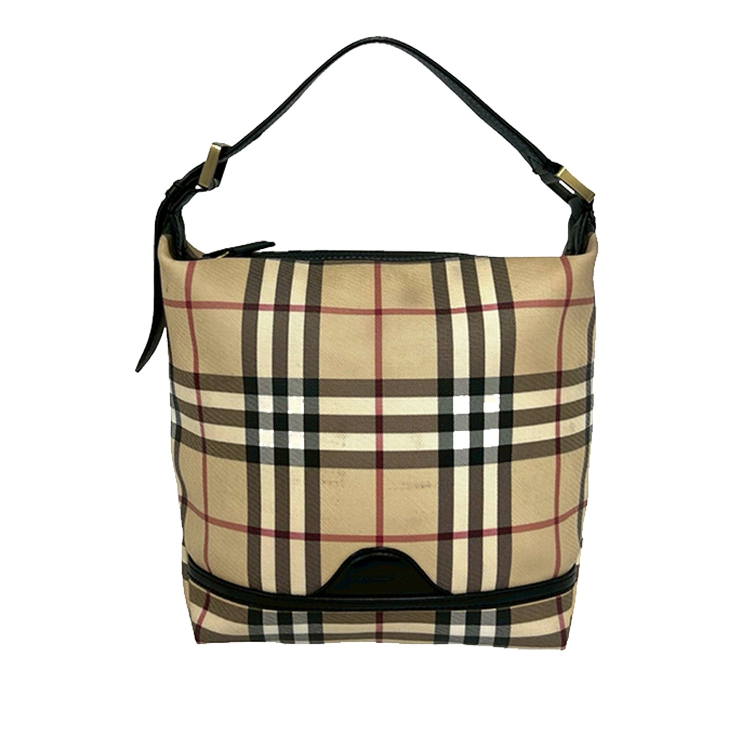 Burberry House Check Coated Canvas Handbag