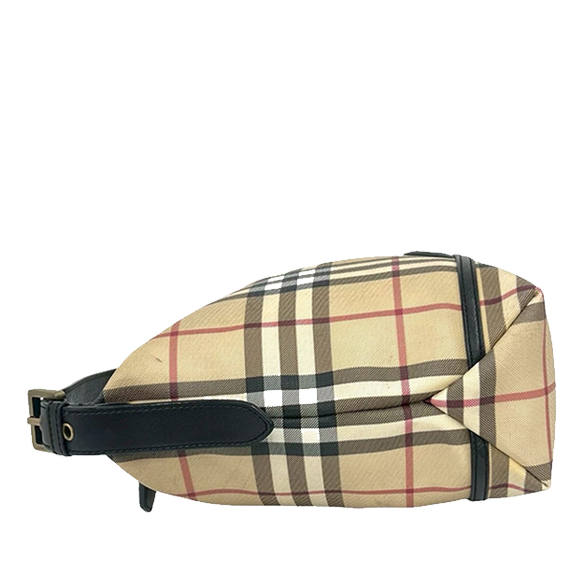 Burberry House Check Coated Canvas Handbag