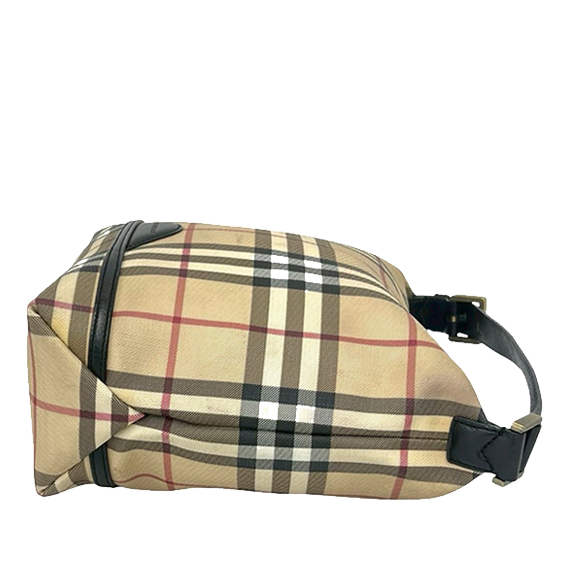Burberry House Check Coated Canvas Handbag