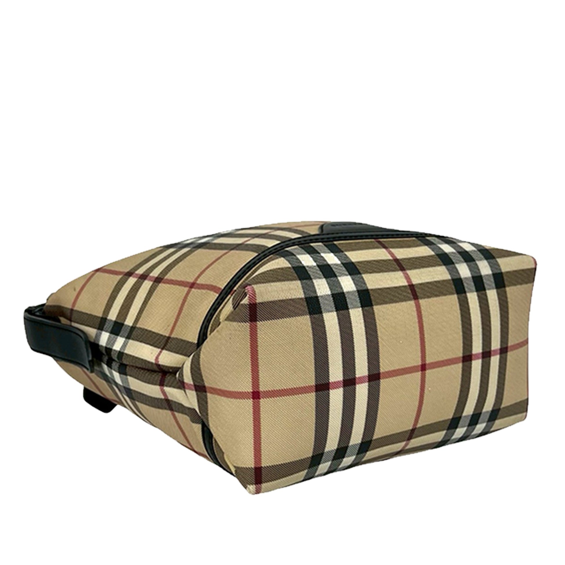 Burberry House Check Coated Canvas Handbag