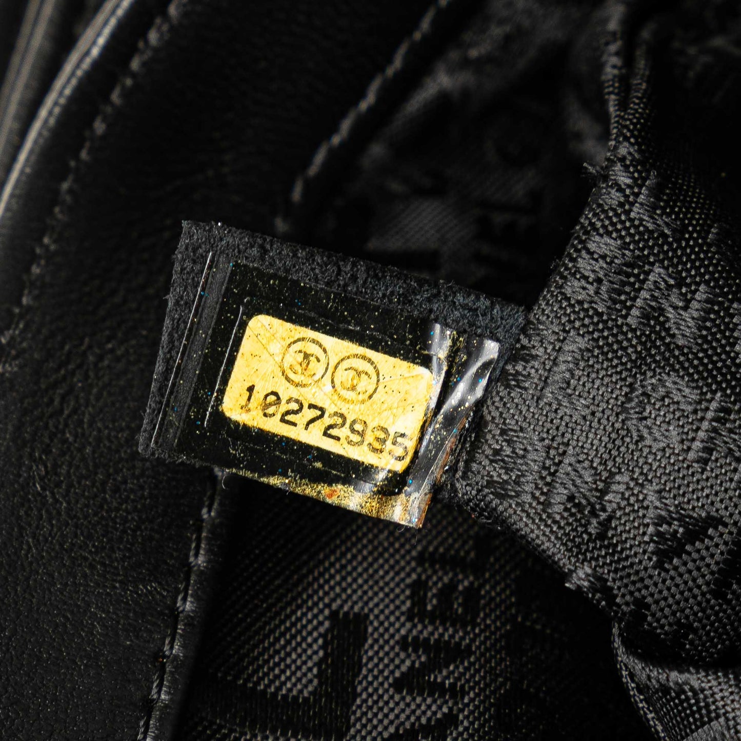 Chanel Choco Bar Calfskin Camellia No. 5 CC Shoulder Bag