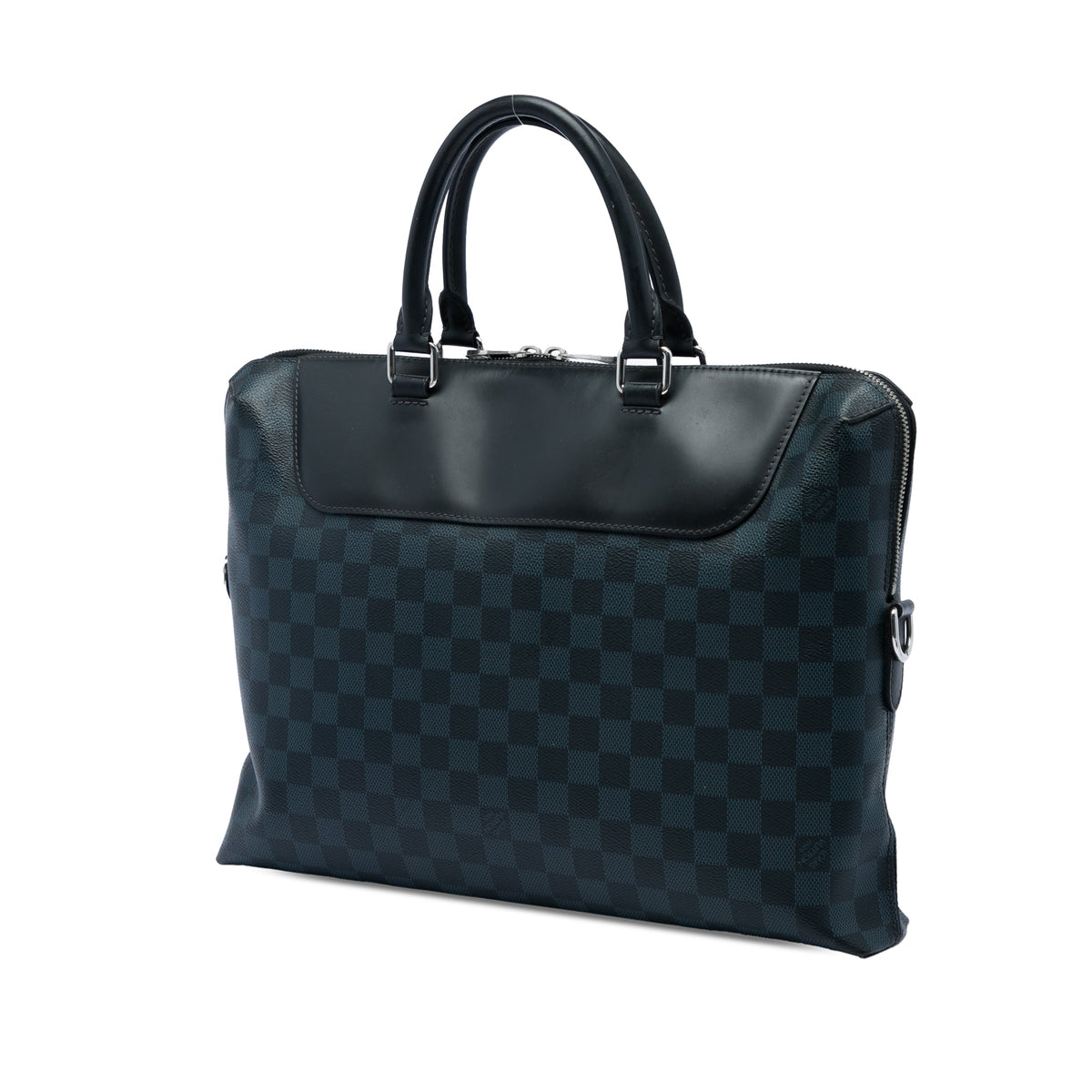Louis Vuitton Damier Cobalt Porte Documents Jour — Blue