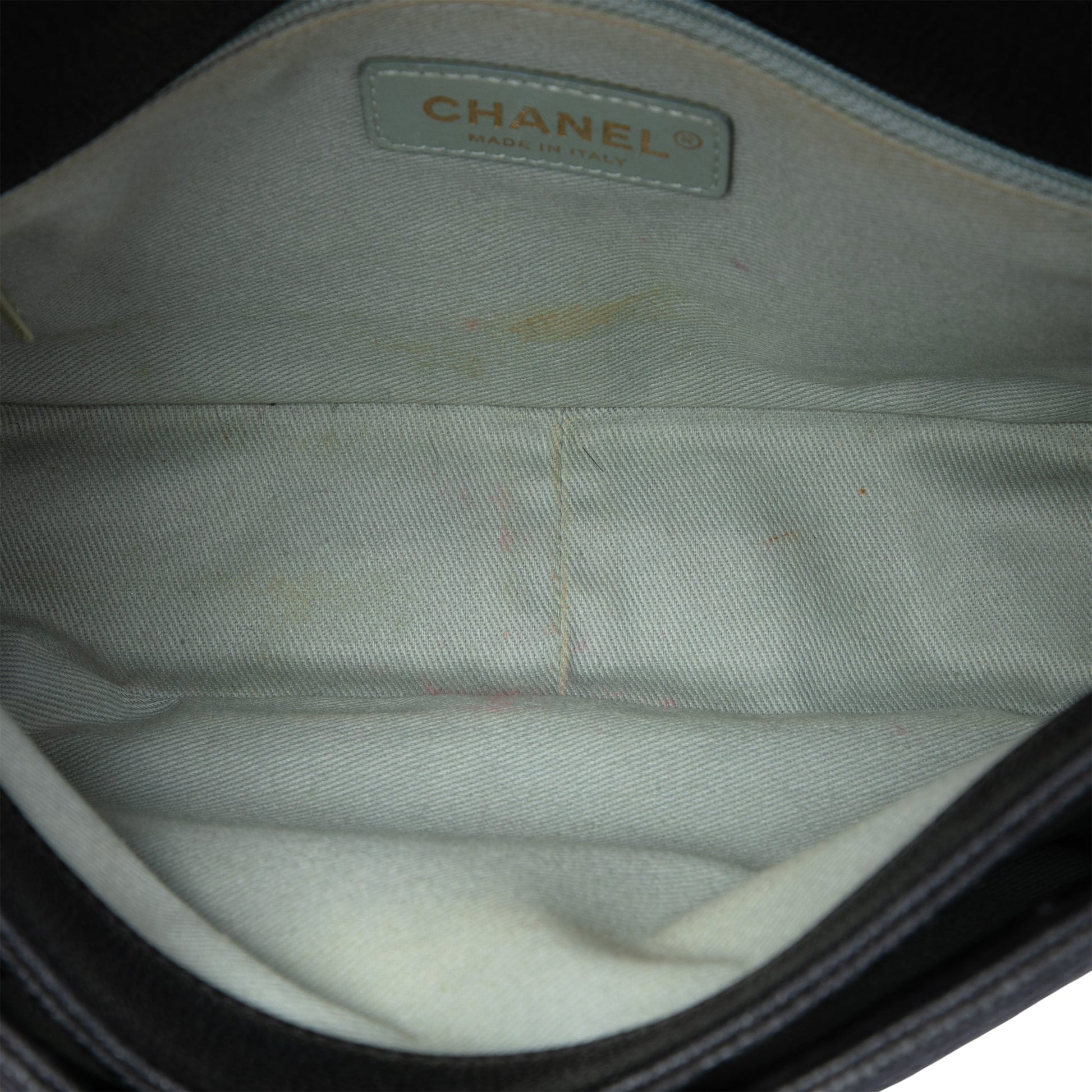 Chanel Paris Cuba Medium Quilted Caviar Thread Around Flap