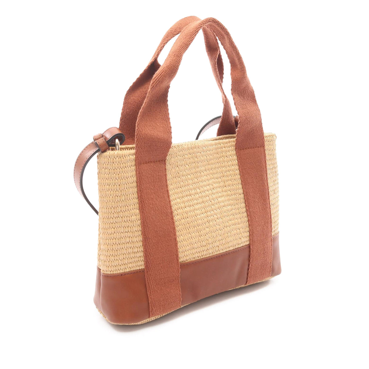 Chloé Small Raffia Kids Logo Satchel