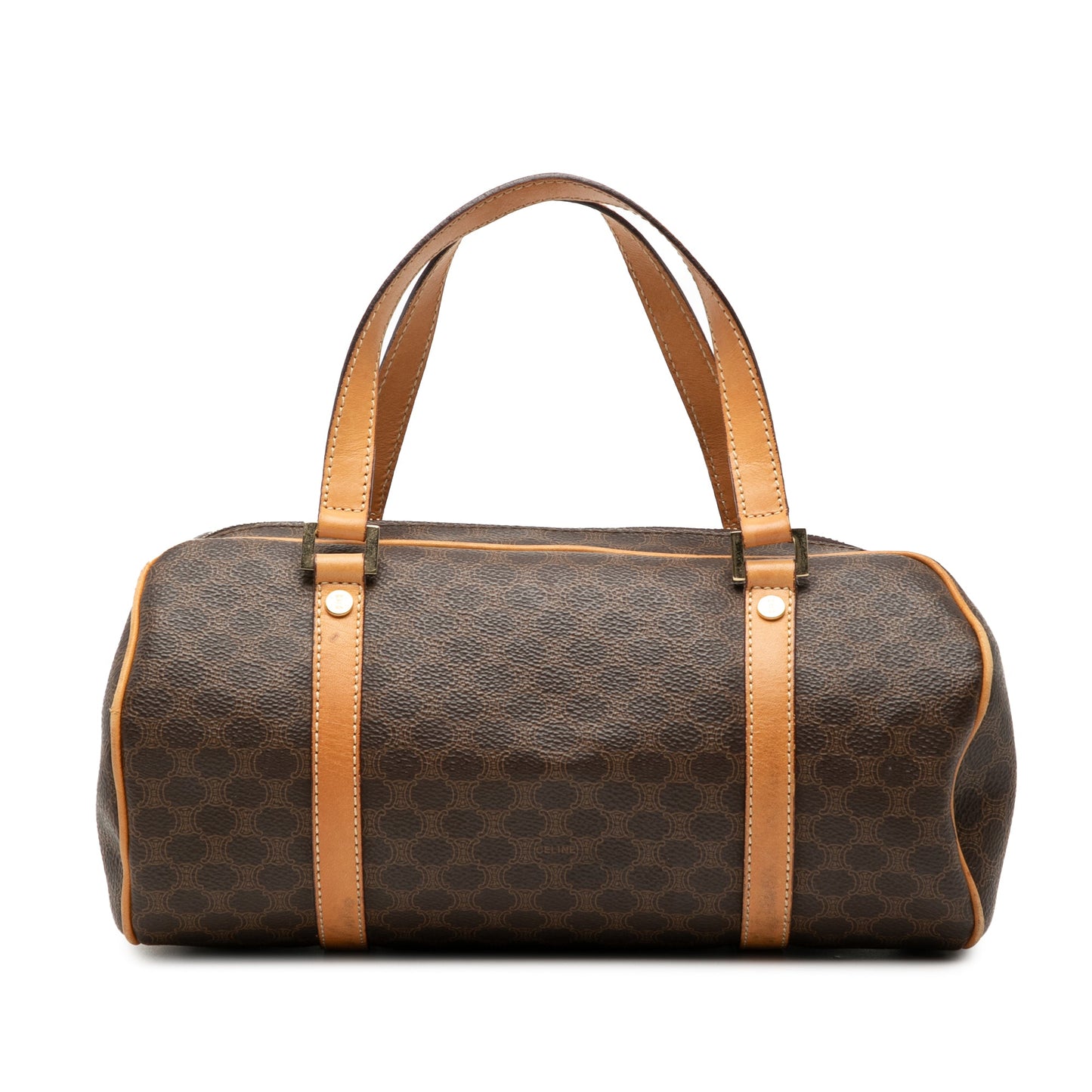 Celine Macadam Coated Canvas Handbag