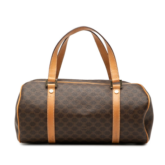Celine Macadam Coated Canvas Handbag