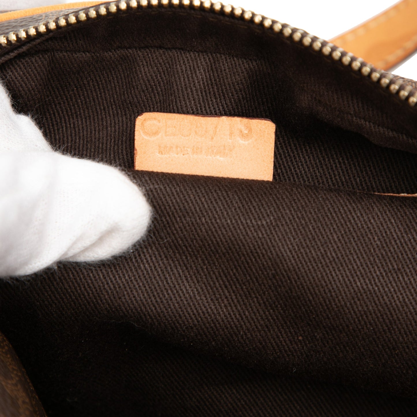 Celine Macadam Coated Canvas Handbag