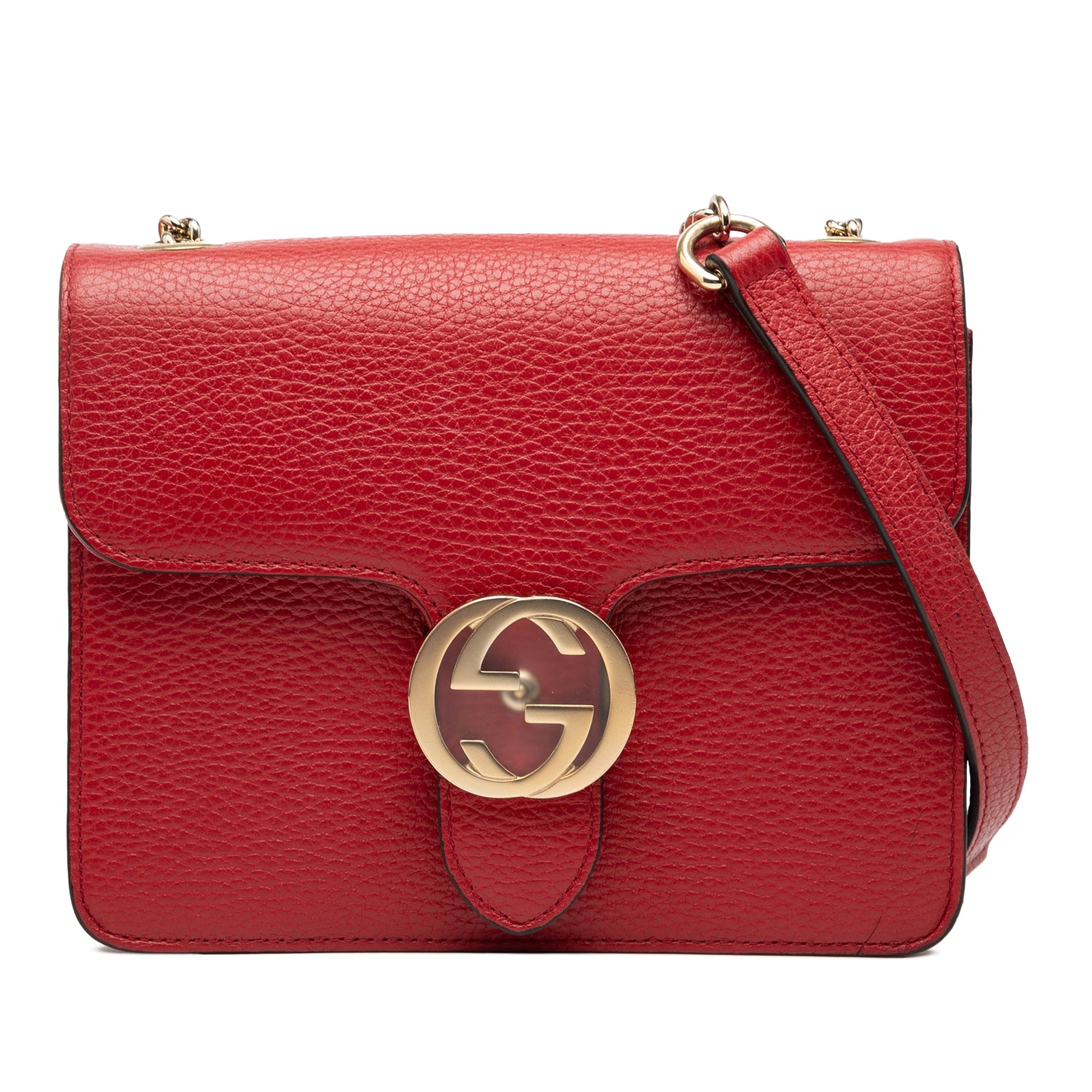 Gucci Small Dollar Calfskin Interlocking G Crossbody