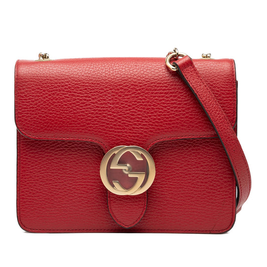 Gucci Small Dollar Calfskin Interlocking G Crossbody
