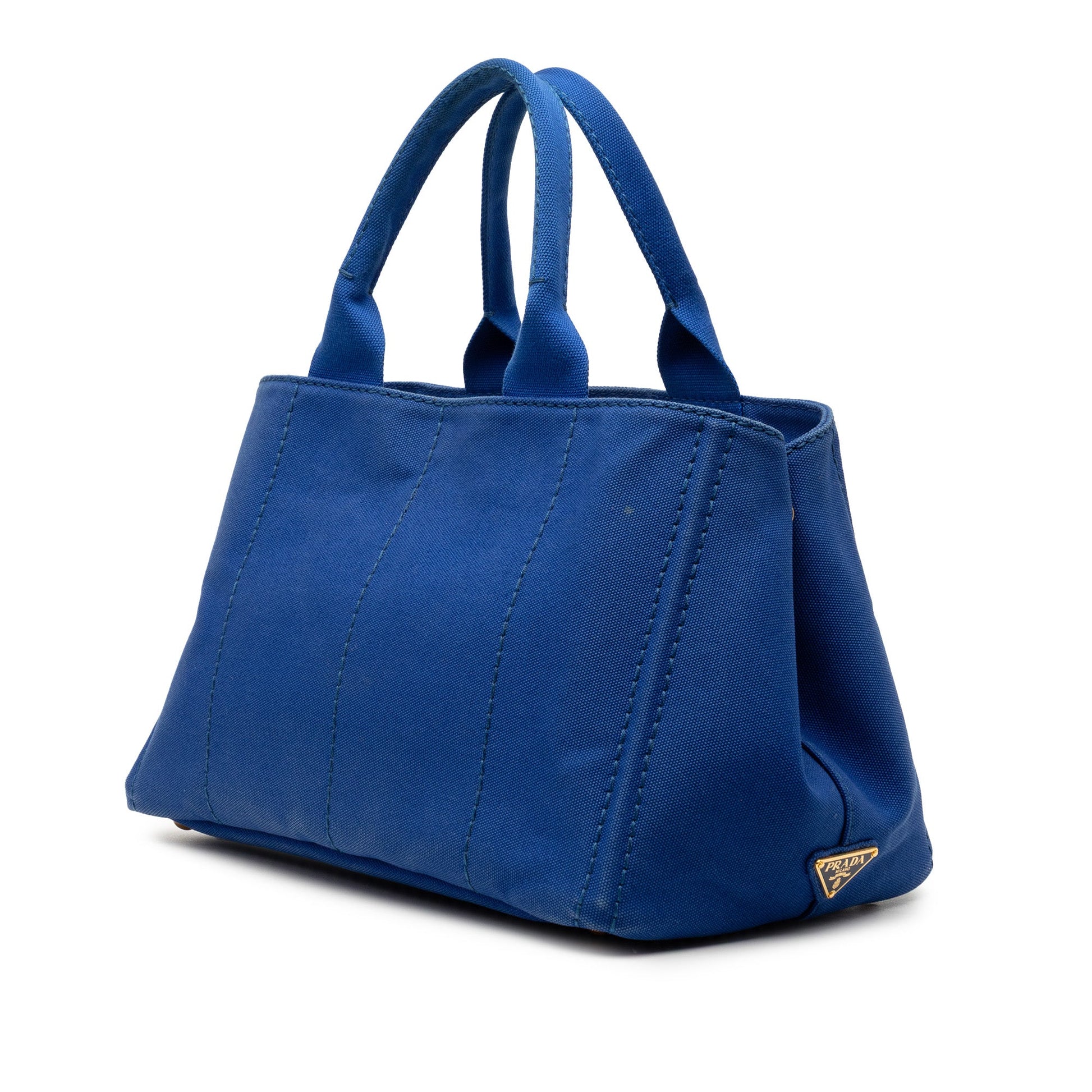Prada Canvas Canapa Logo Satchel