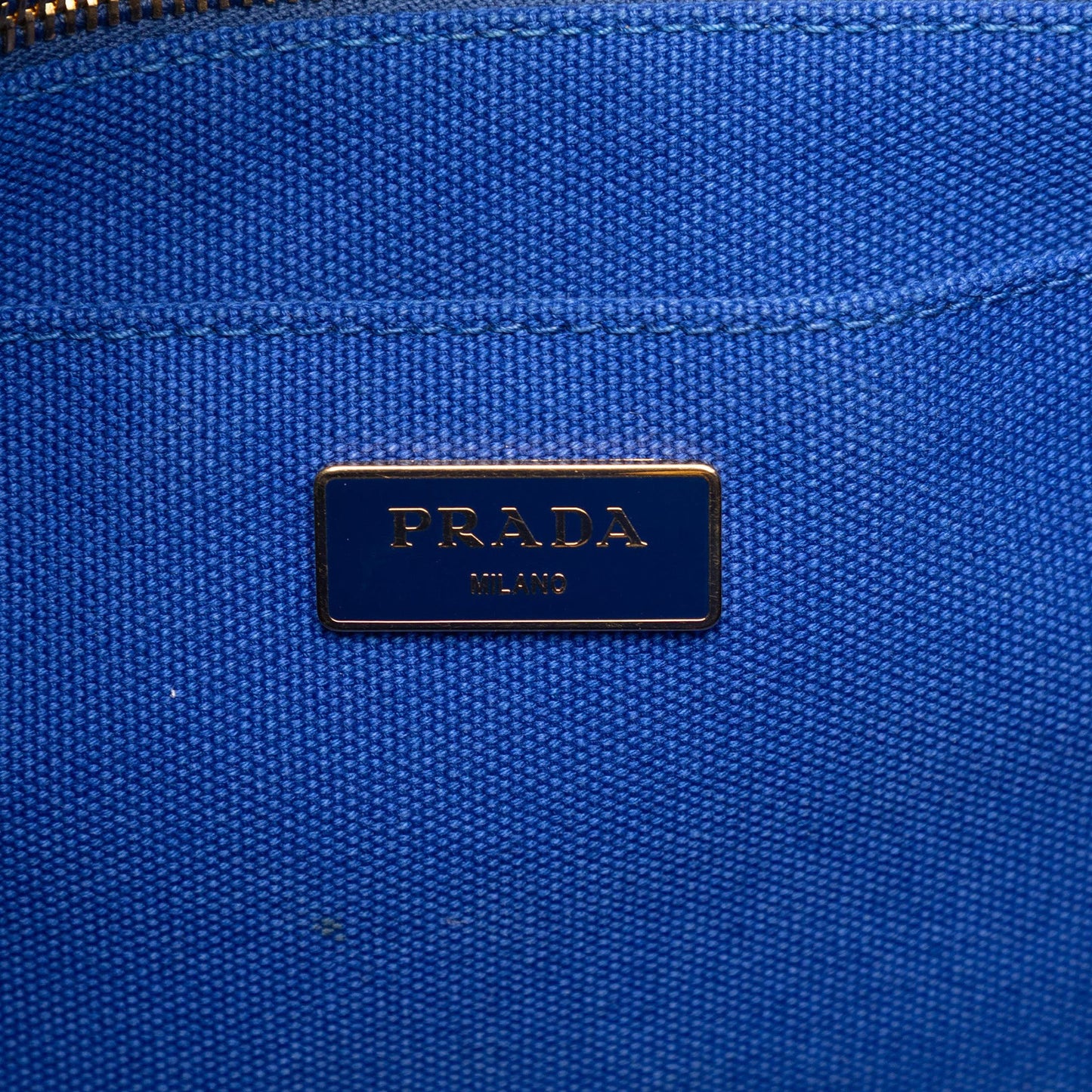 Prada Canvas Canapa Logo Satchel