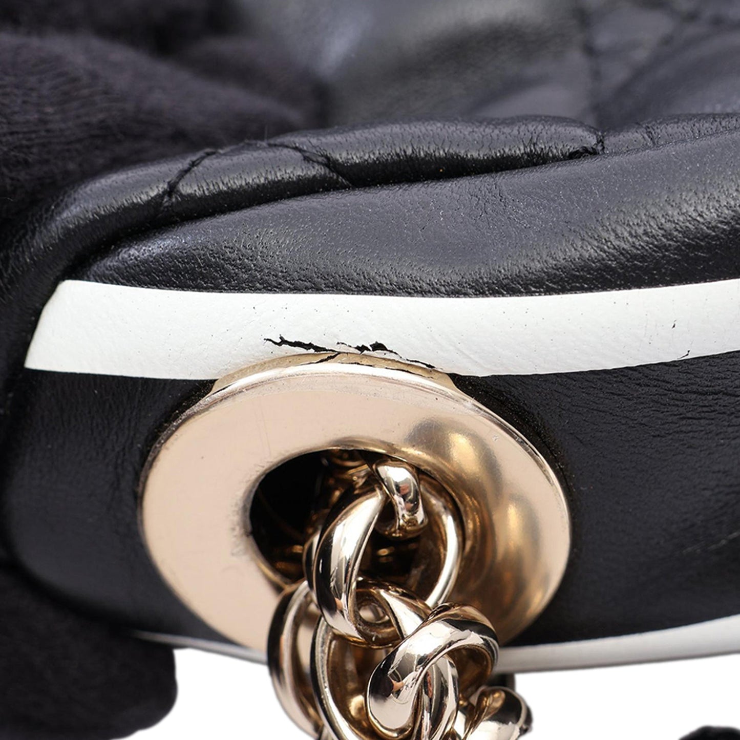 Dior Small Lambskin Cannage Dior Vibe Hobo