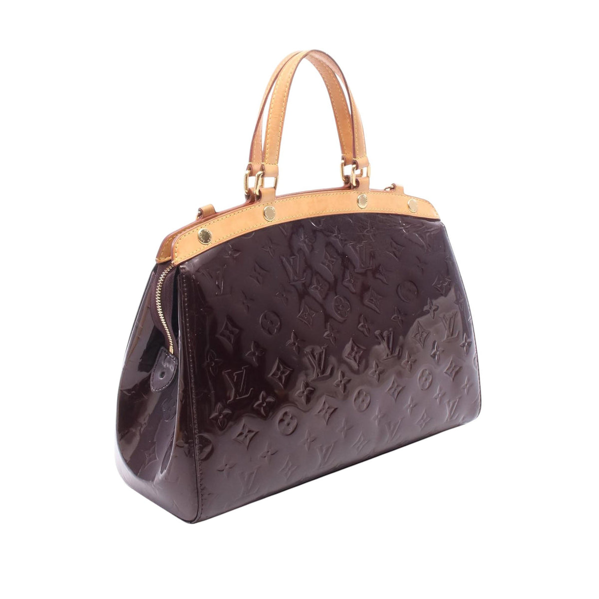 Louis Vuitton Monogram Vernis Brea MM — Red
