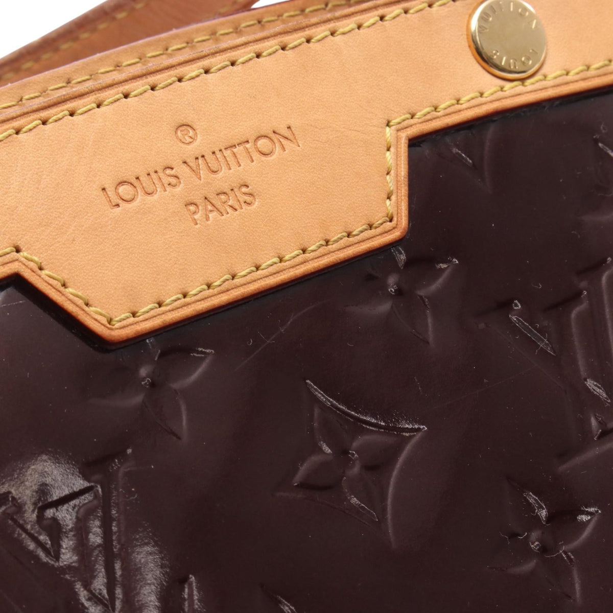 Louis Vuitton Monogram Vernis Brea MM — Red