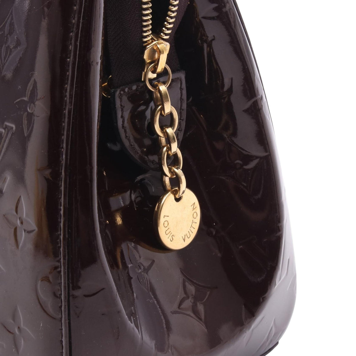 Louis Vuitton Monogram Vernis Brea MM — Red