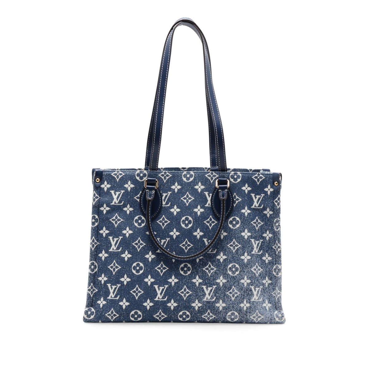 Louis Vuitton Monogram Denim Onthego MM — Blue