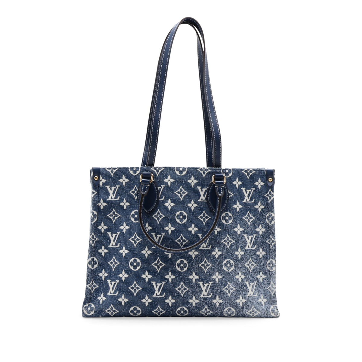 Louis Vuitton Monogram Denim Onthego MM — Blue