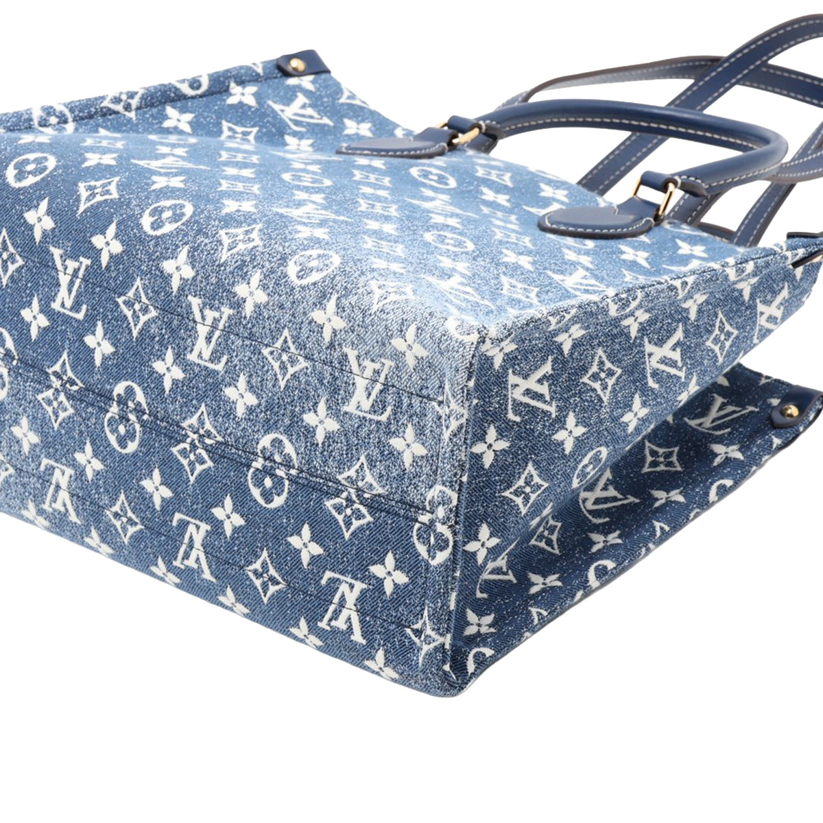 Louis Vuitton Monogram Denim Onthego MM — Blue