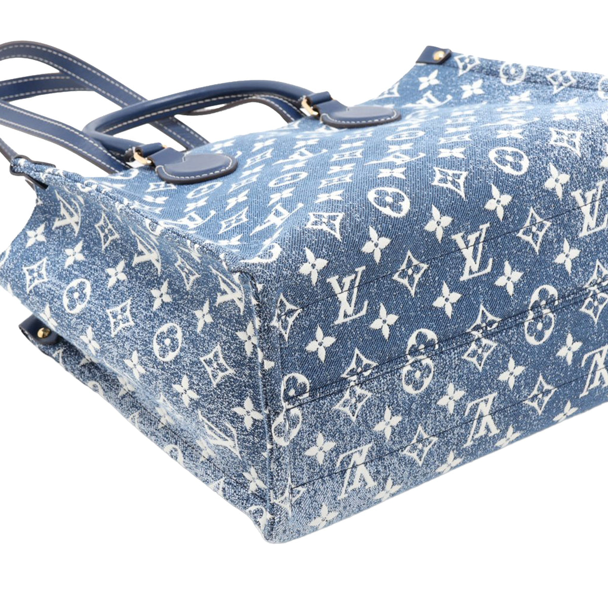 Louis Vuitton Monogram Denim Onthego MM — Blue