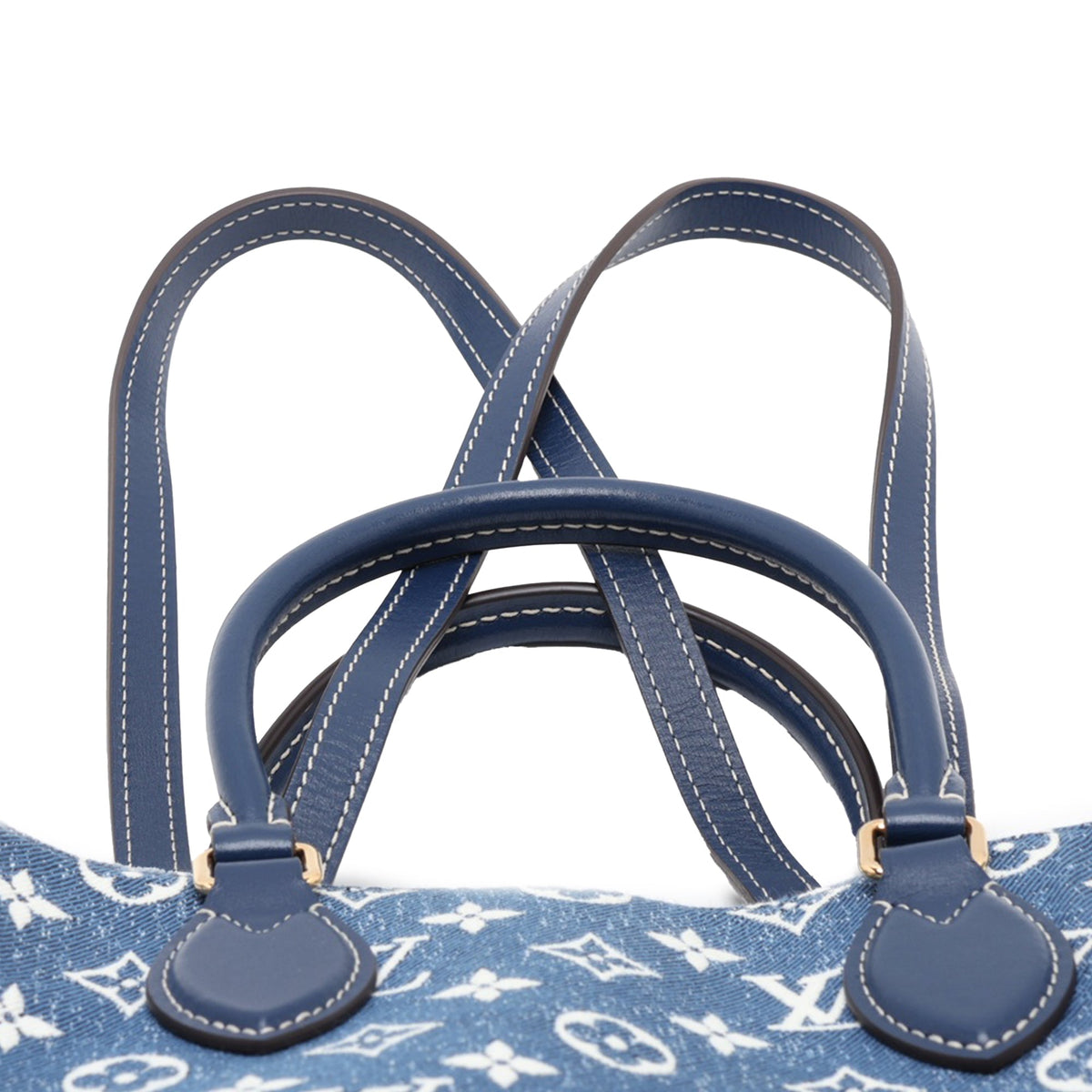 Louis Vuitton Monogram Denim Onthego MM — Blue