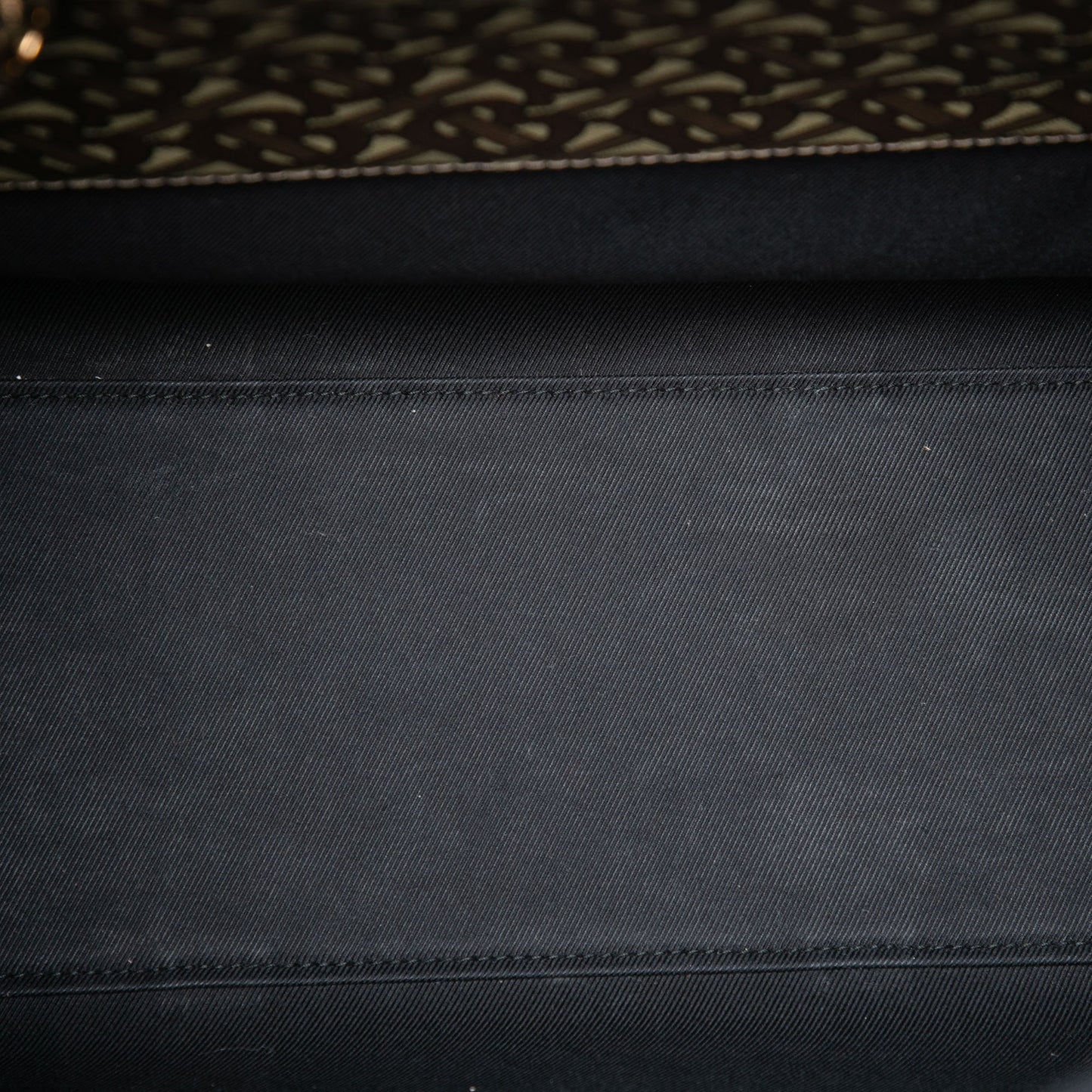 Burberry TB Monogram E-Canvas Stripe Vertical Tote