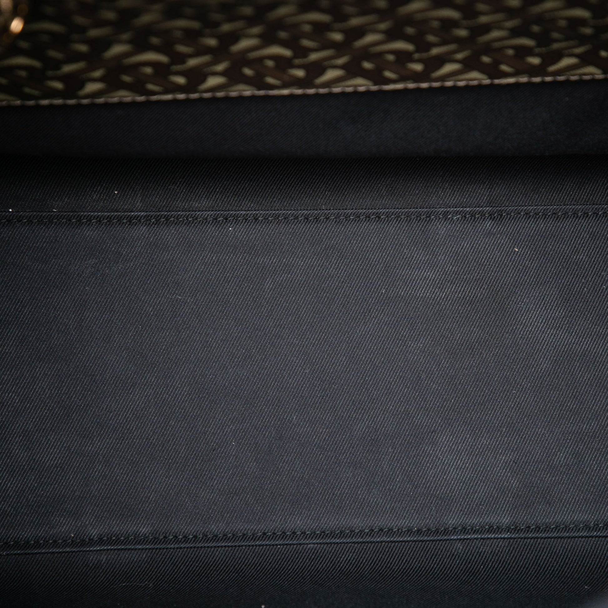 Burberry TB Monogram E-Canvas Stripe Vertical Tote
