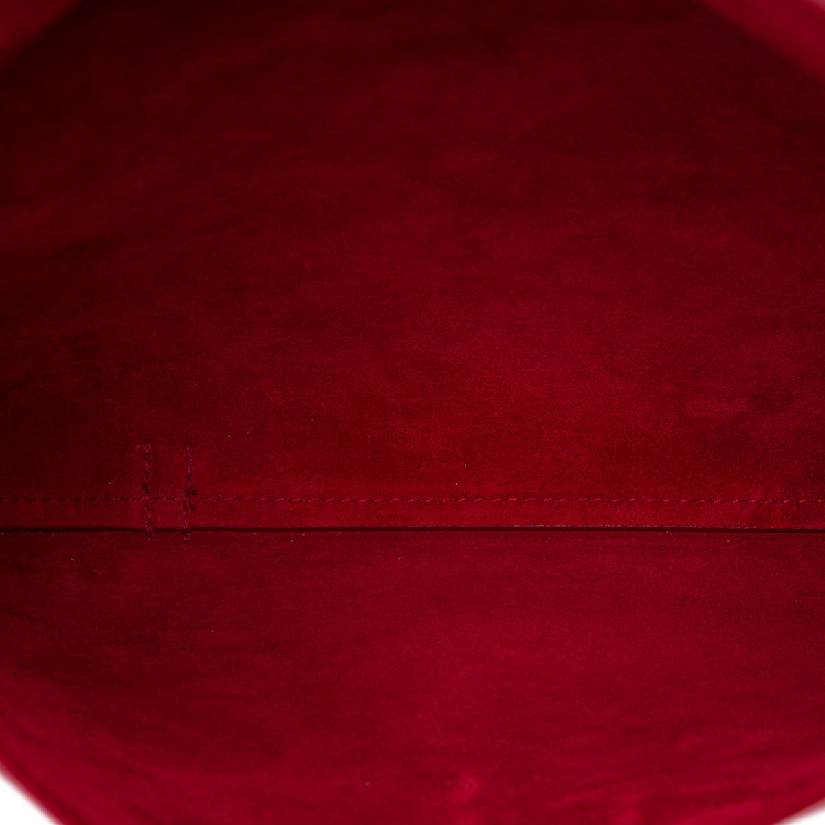 Bottega Veneta Calfskin Cradle Handbag — Red