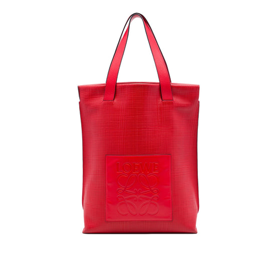 LOEWE Anagram Leather Shopper Tote