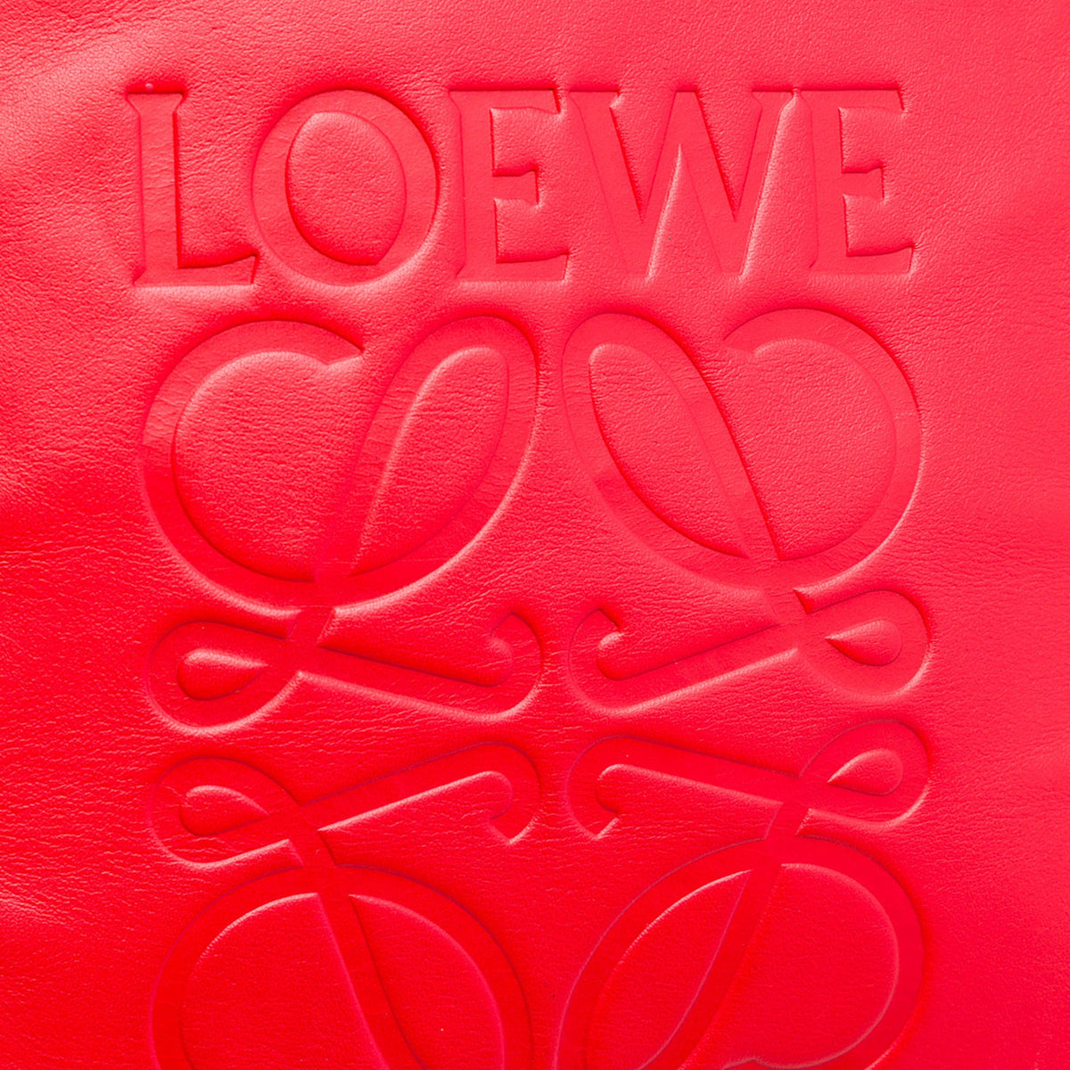 LOEWE Anagram Leather Shopper Tote