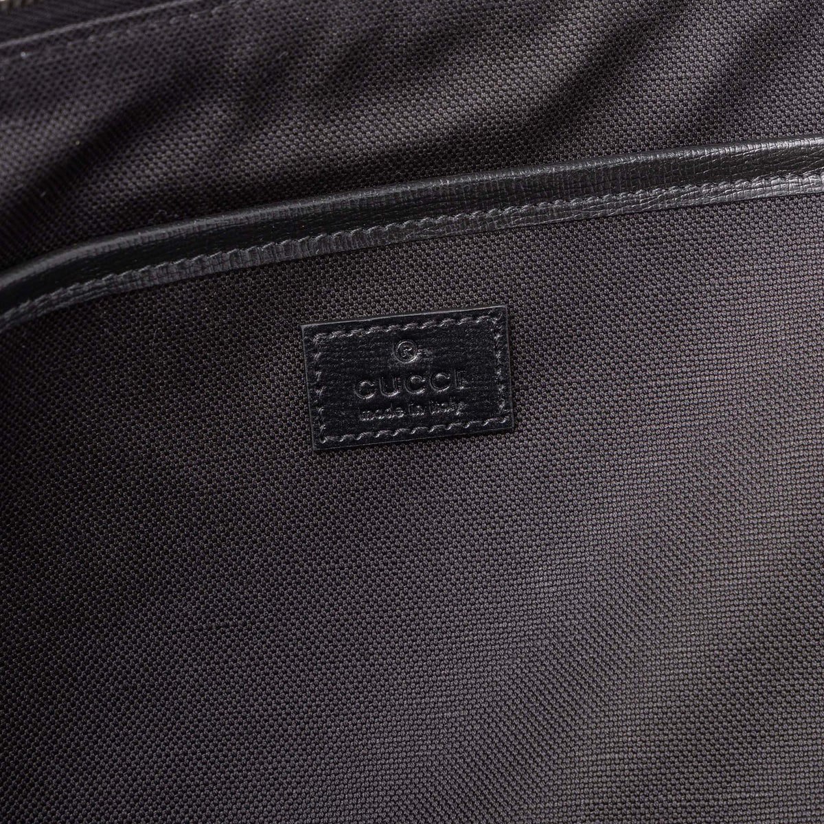 Gucci GG Supreme Interlocking G Clutch — Black