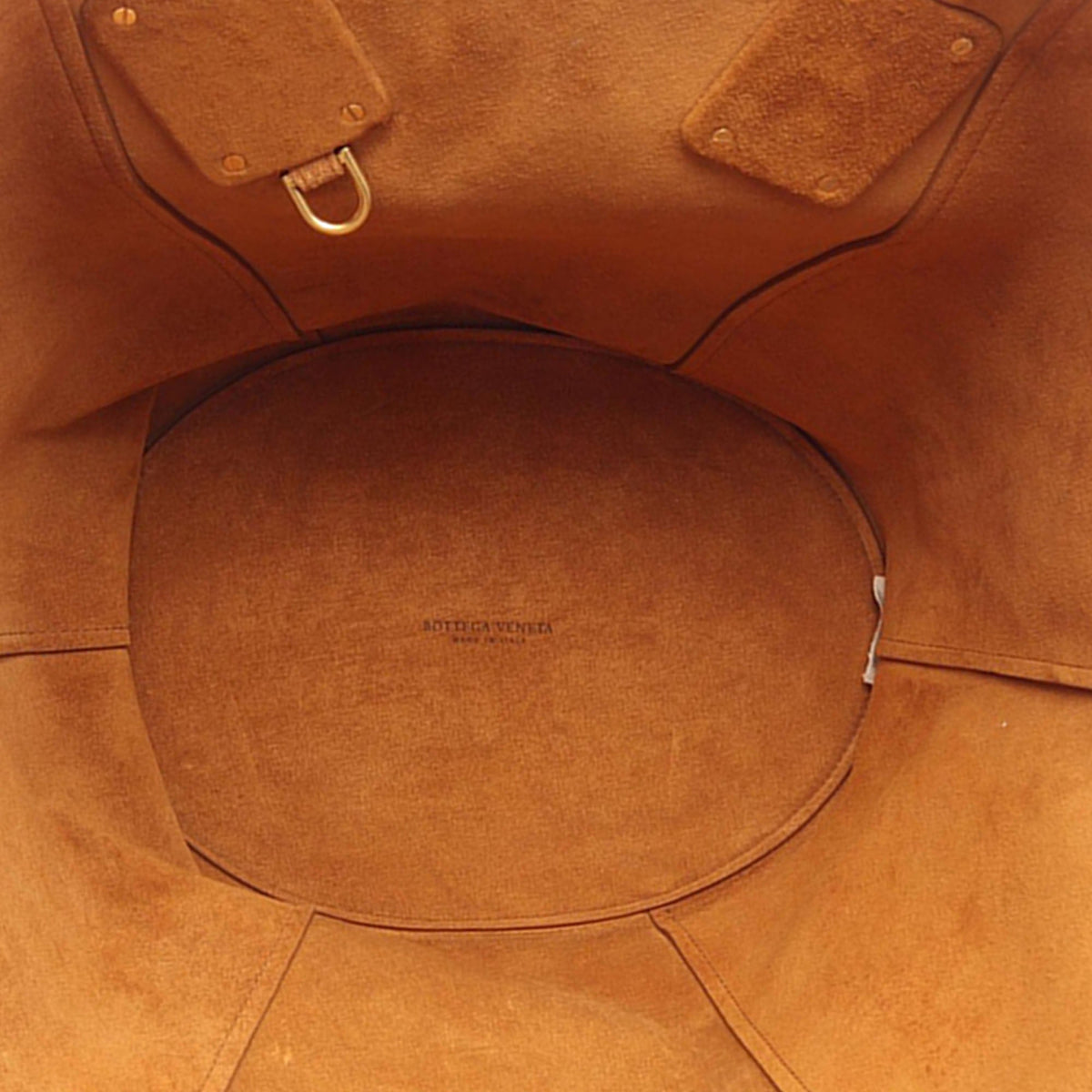 Bottega Veneta Large Leather Basket Tote — Orange