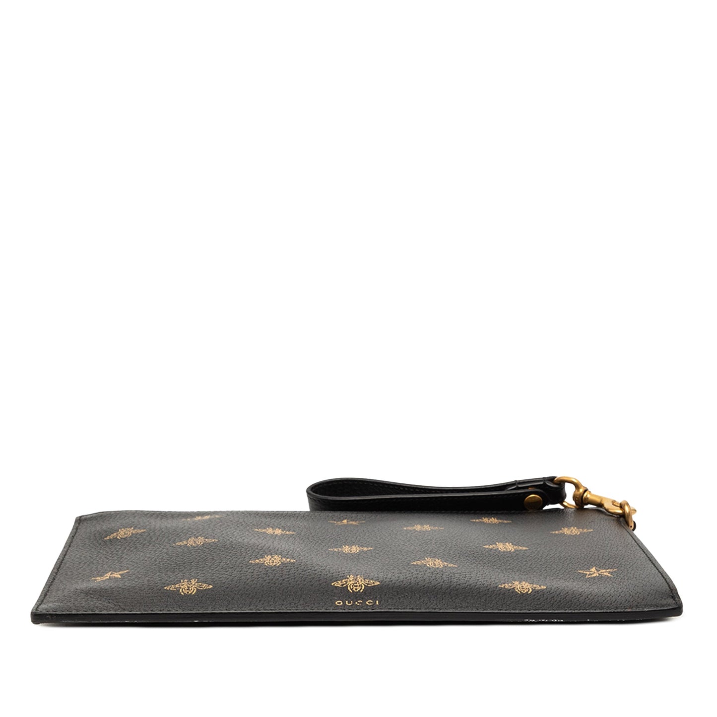 Leather Bee Star Clutch