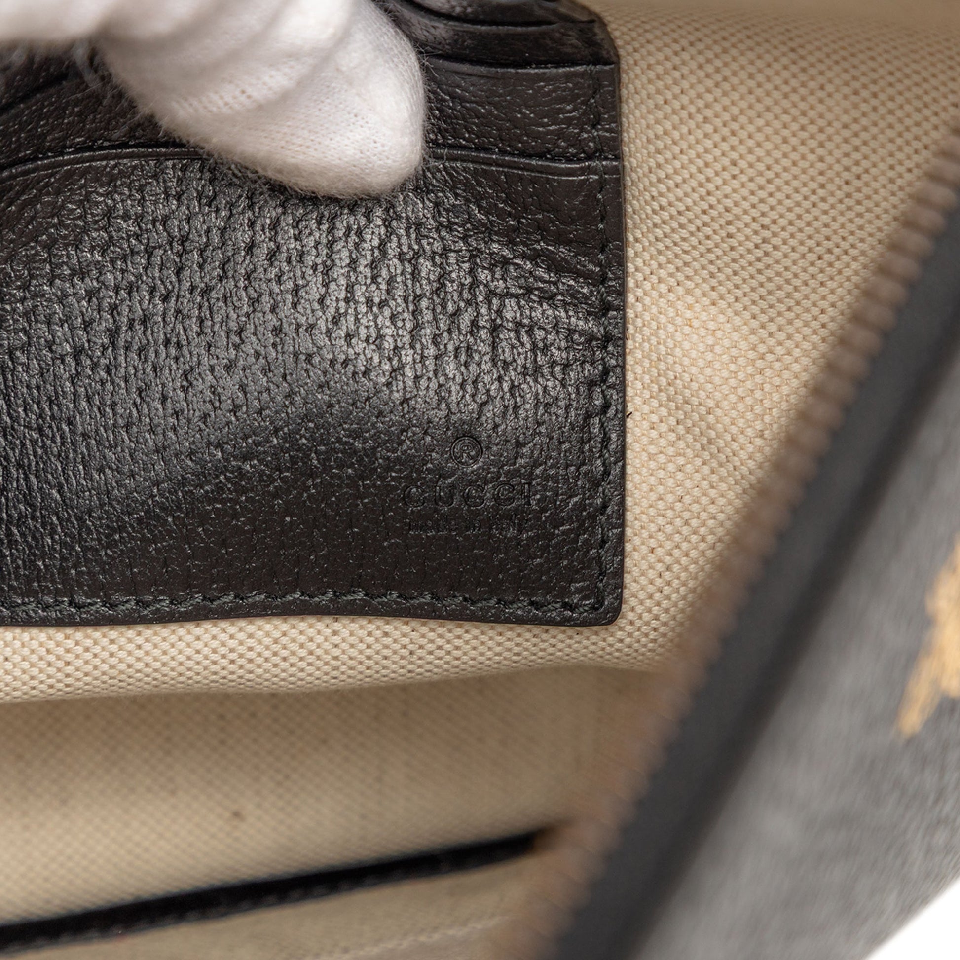 Leather Bee Star Clutch