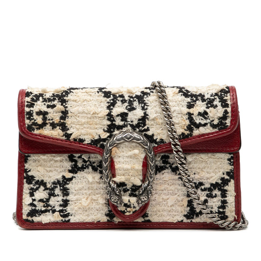 Gucci Mini GG Tweed Dionysus Crossbody