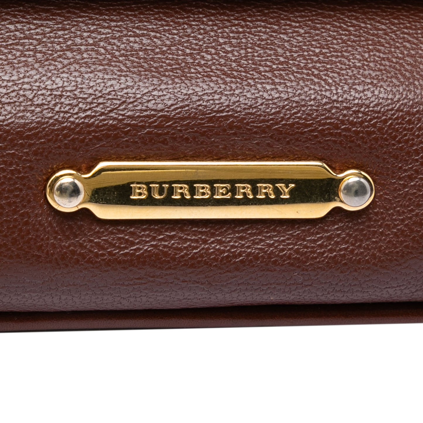 Burberry House Check Canvas and Leather Adeline Fold Over Wristlet Clutch