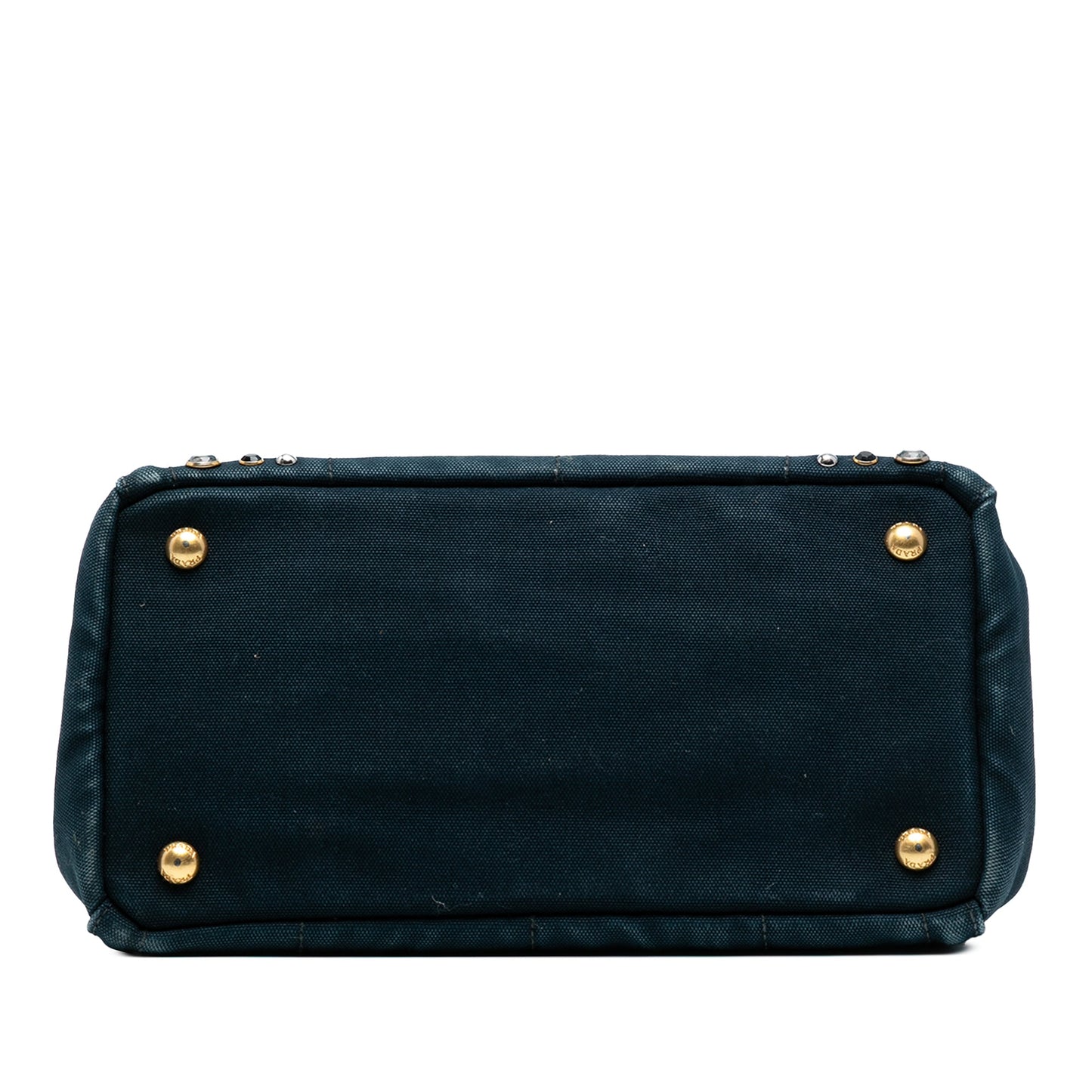 Prada Small Canvas Canapa Bijoux Satchel