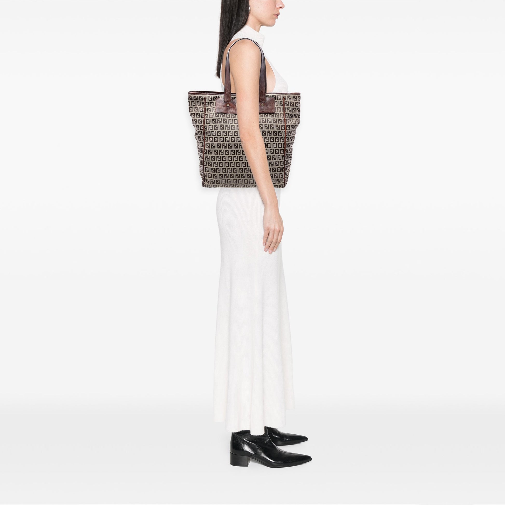 Fendi Zucchino Canvas Tote