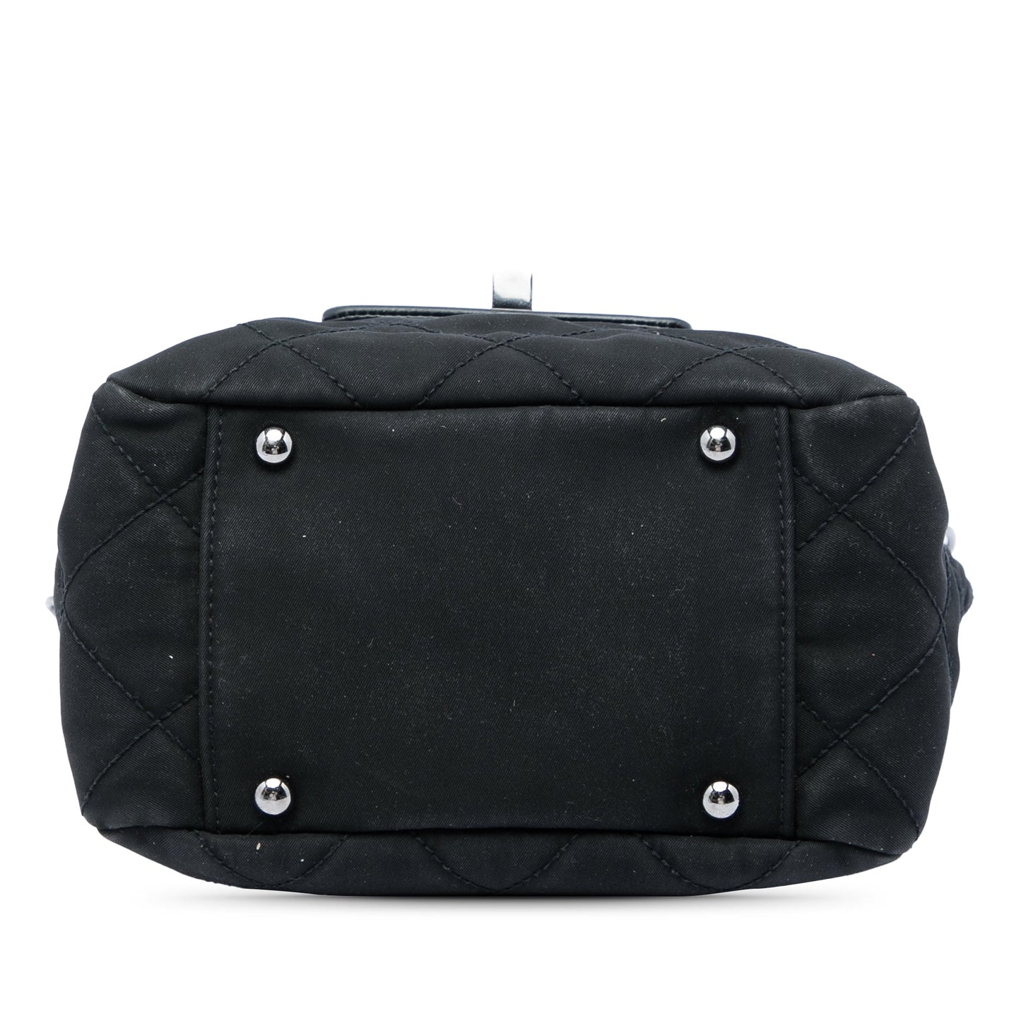 Chanel Quilted Nylon Giant Mademoiselle Turnlock Shoulder Bag