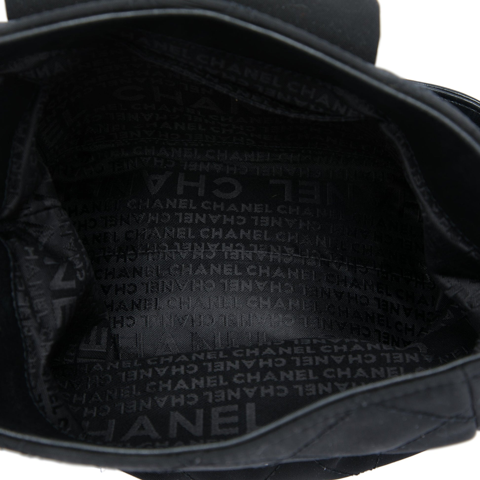 Chanel Quilted Nylon Giant Mademoiselle Turnlock Shoulder Bag
