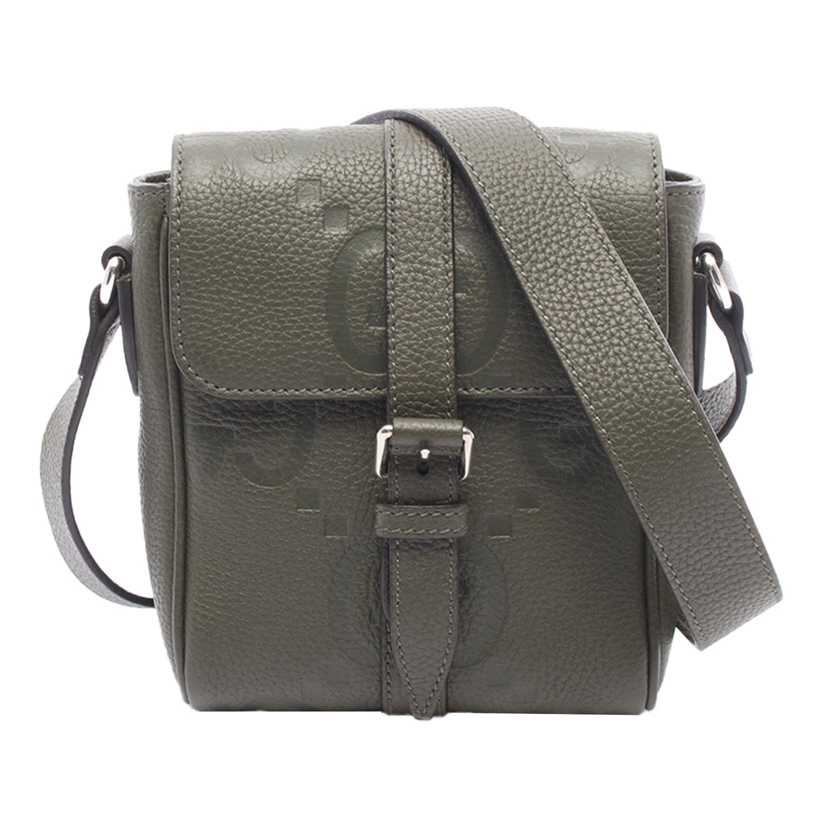 Gucci Small Jumbo GG Calfskin Messenger Bag