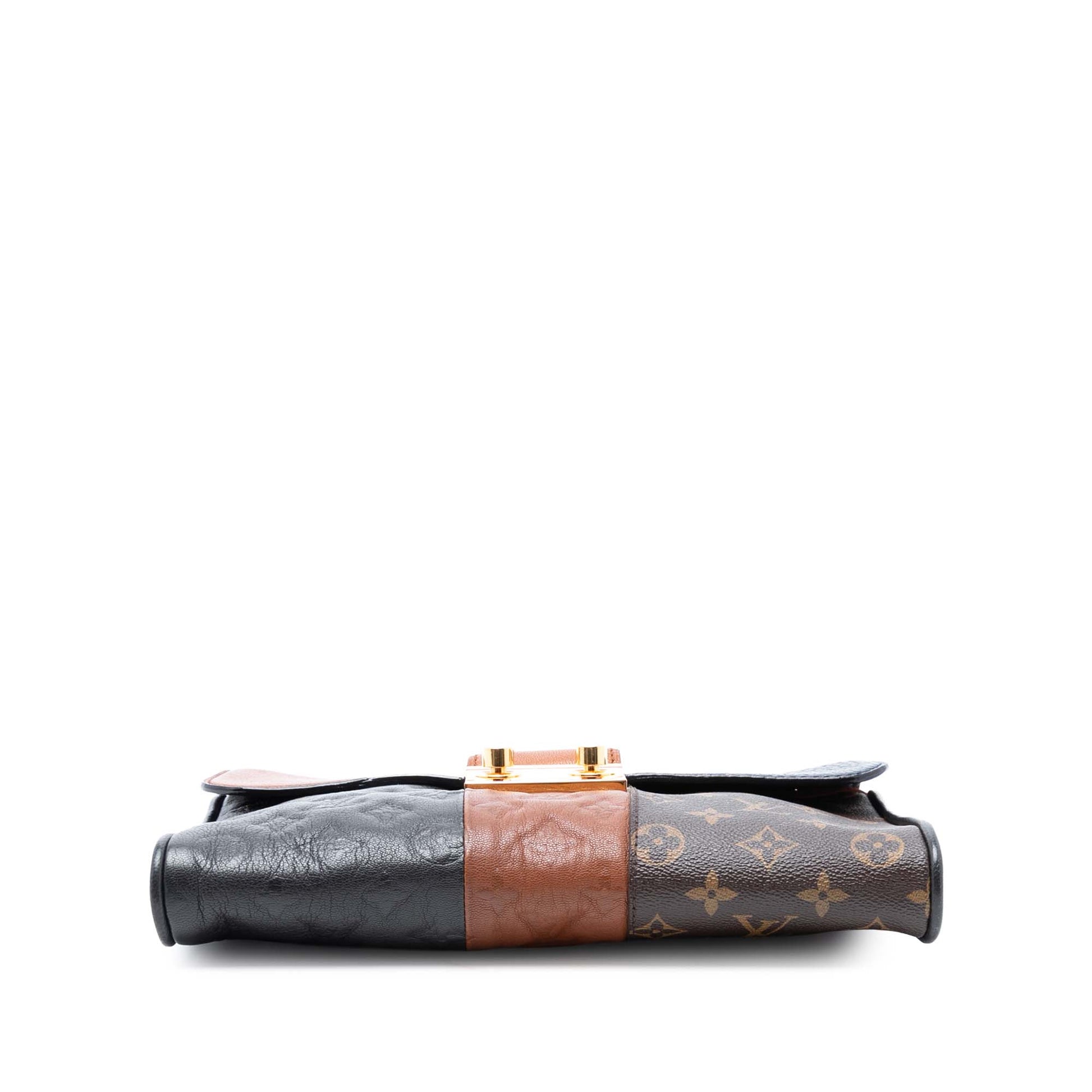 Louis Vuitton Limited Edition Monogram Blocks Pochette Plate Shoulder Bag
