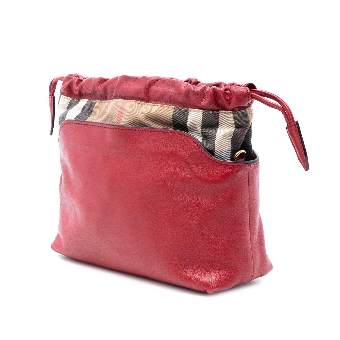 Burberry House Check Canvas and Calfskin Little Crush Crossbody