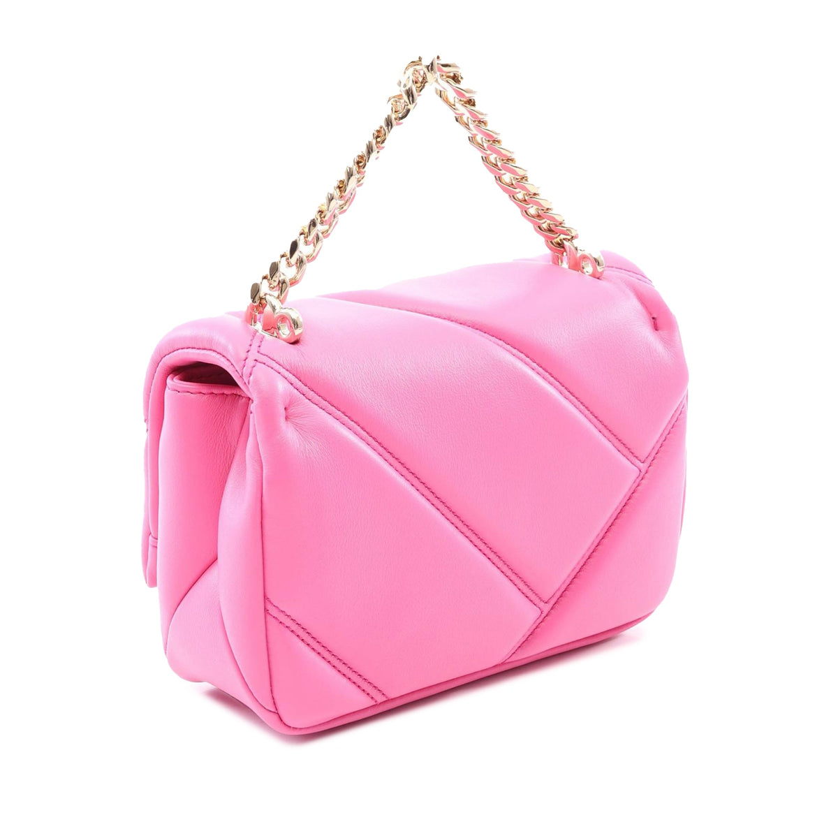Bvlgari Mini Leather Serpenti Cabochon Satchel — Pink