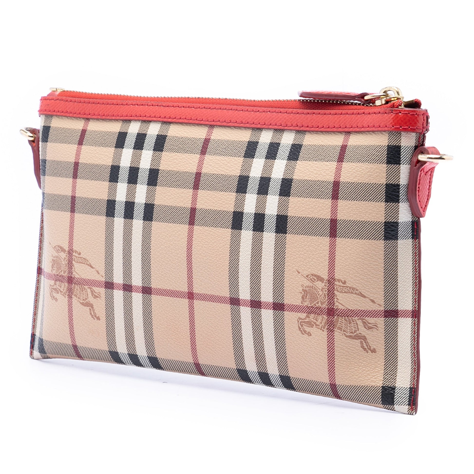 Burberry Haymarket Check Coated Canvas Peyton Crossbody