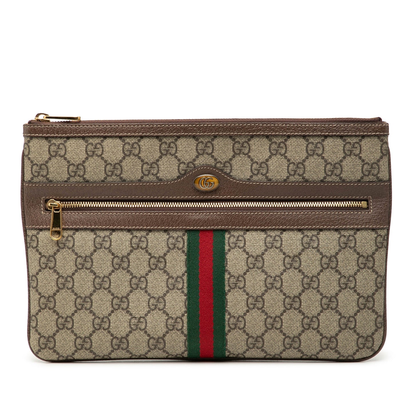 Gucci GG Supreme Web Ophidia Clutch