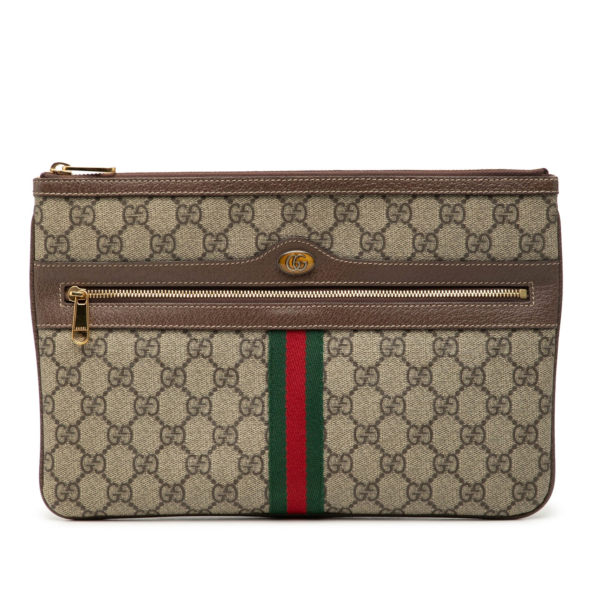Gucci GG Supreme Web Ophidia Clutch