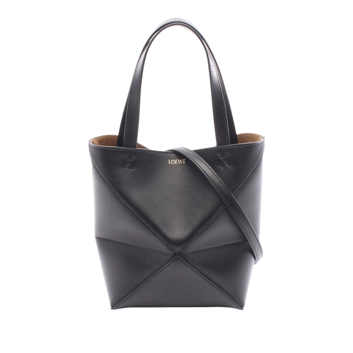 LOEWE Mini Calfskin Puzzle Fold Tote