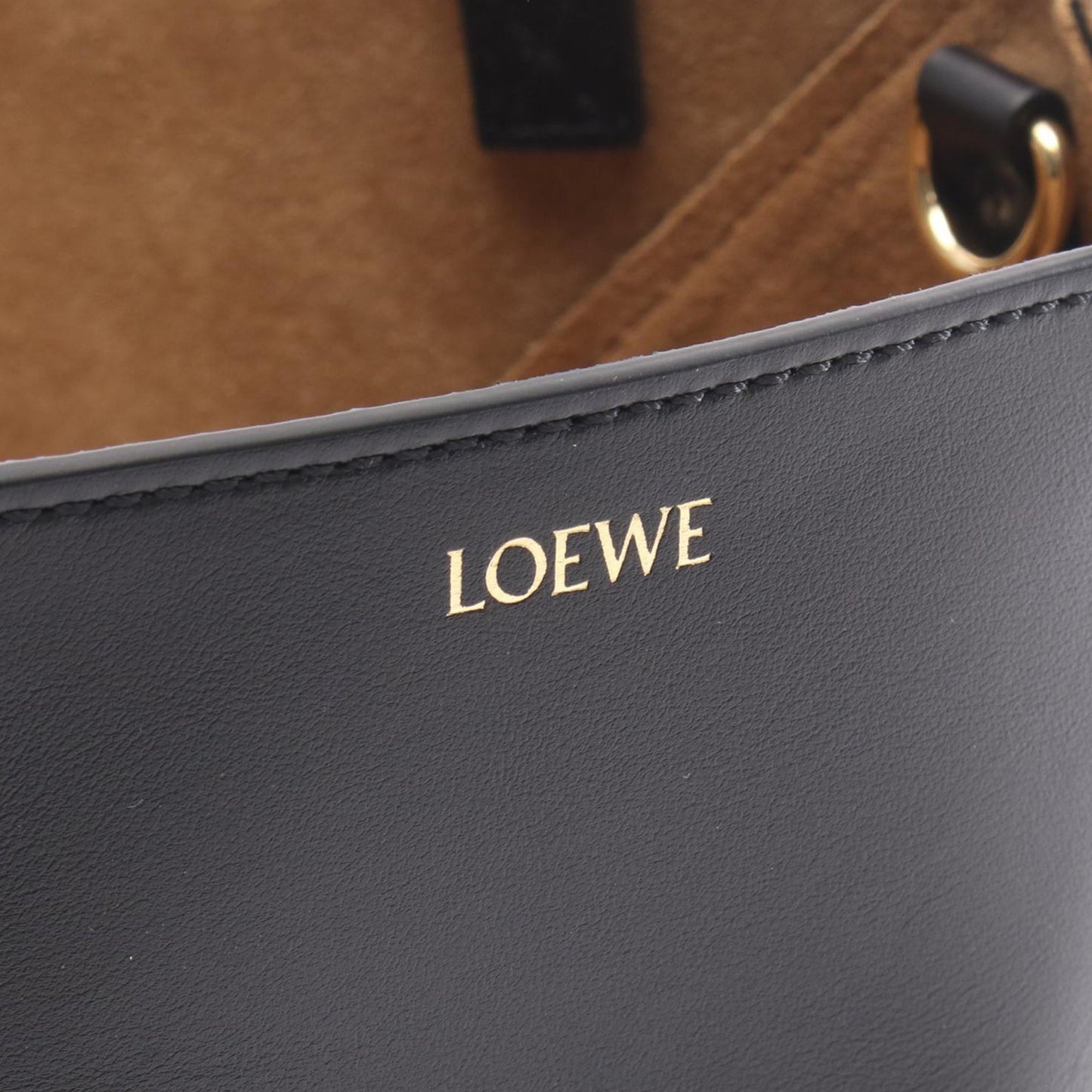 LOEWE Mini Calfskin Puzzle Fold Tote