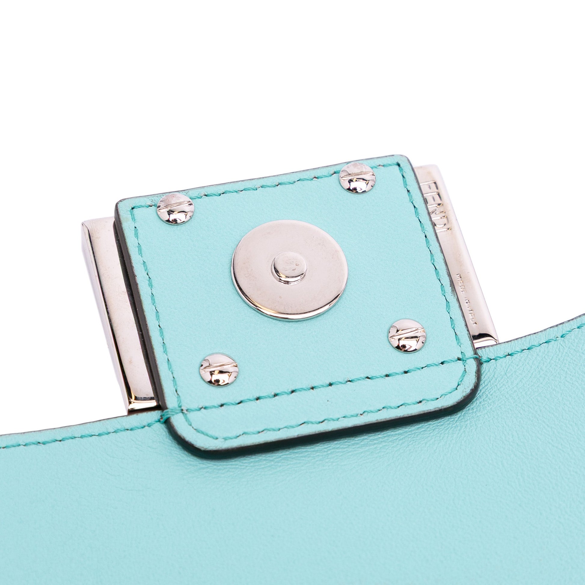 Fendi Mini Leather Baguette Satchel